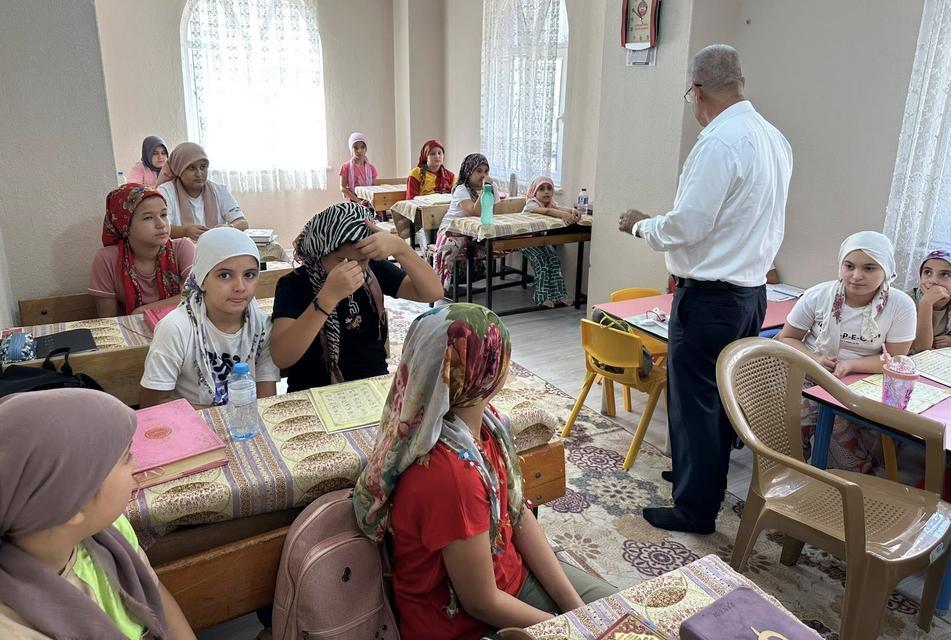 Sultanhisar'da yaz Kur'an kursları sürüyor