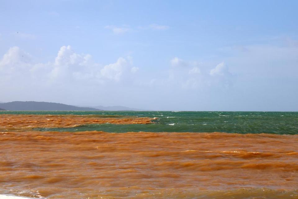 Fırtına sonrası Akyaka’da dikkat çeken manzara