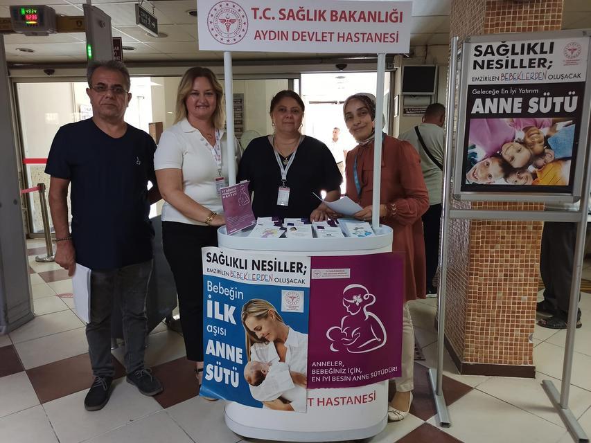 AYDIN DEVLET HASTANESİ'NDE DÜNYA EMZİRME HAFTASI ETKİNLİĞİ