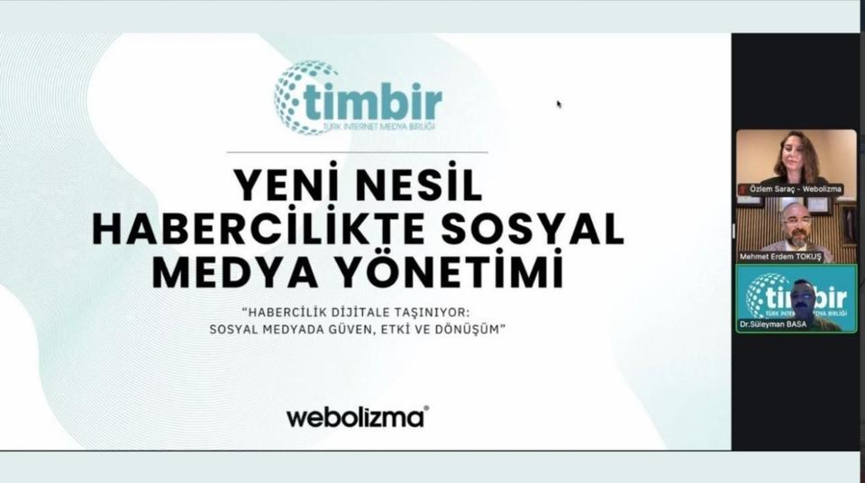 TİMBİR'den gazetecilere dijital habercilik eğitimi