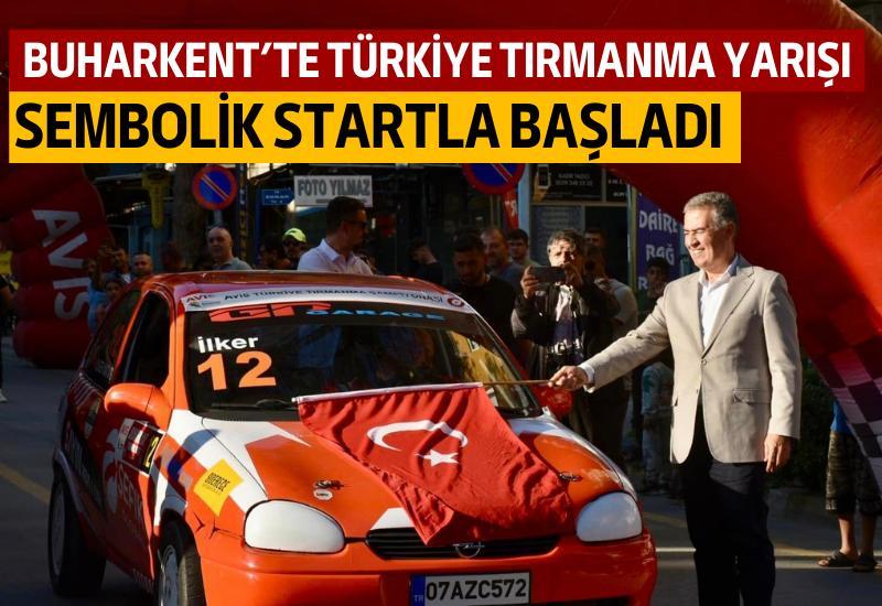 Buharkent’te Türkiye Tırmanma Yarışı sembolik startla başladı