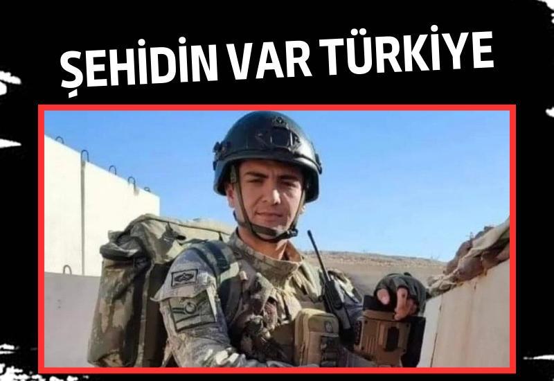 Şehit ateşi Hatay'ın Kırıkhan ilçesinde düştü.
Irak'ın kuzeyinde görev yapan Piyade Uzman Çavuş Uğur Sazağan şehit oldu