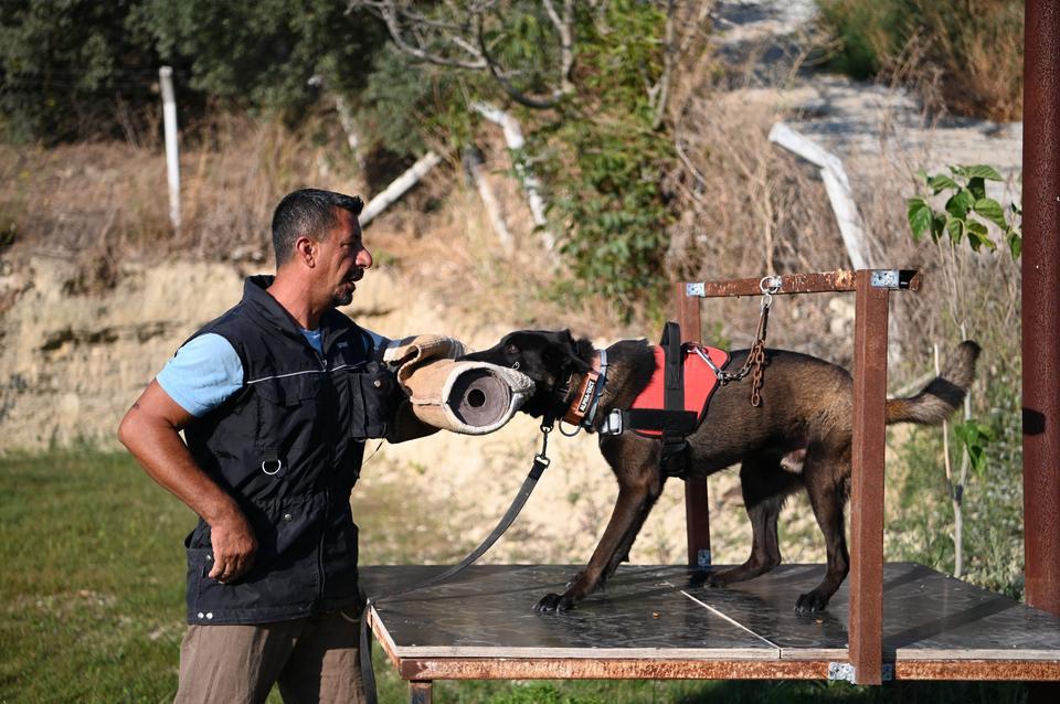 Aydın'da yetiştirdiği kurtarma köpekleriyle doğal afetlerde birçok hayat kurtardı