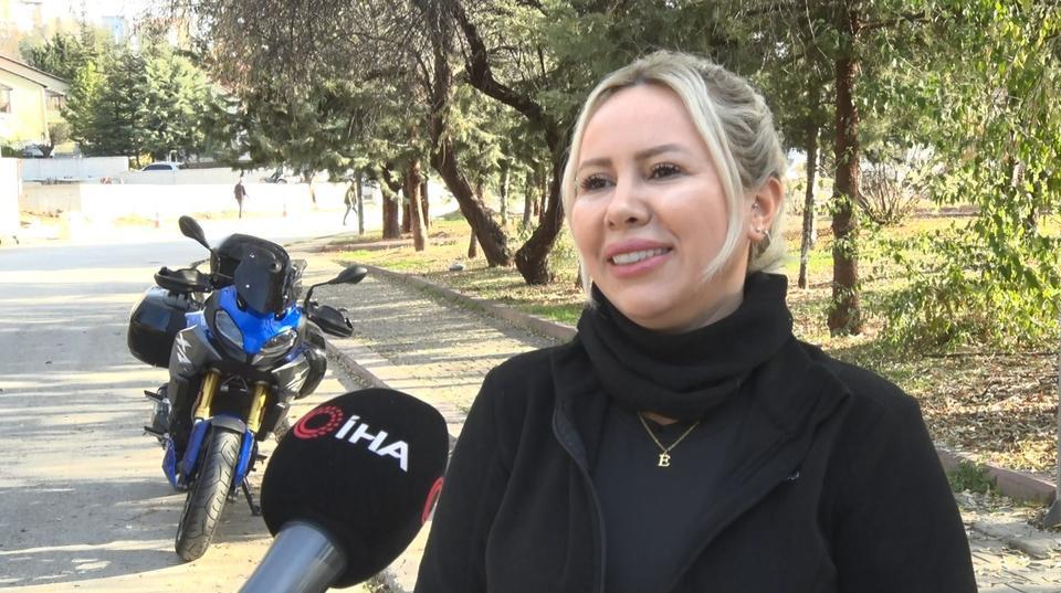 Kadın sürücü İspanya’dan Türkiye’ye motosikletle 4,5 günde geldi