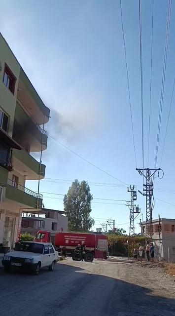 4 katlı binada yangın