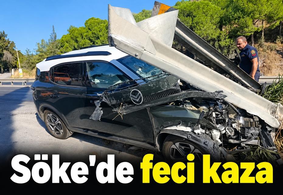 Söke'de feci kaza