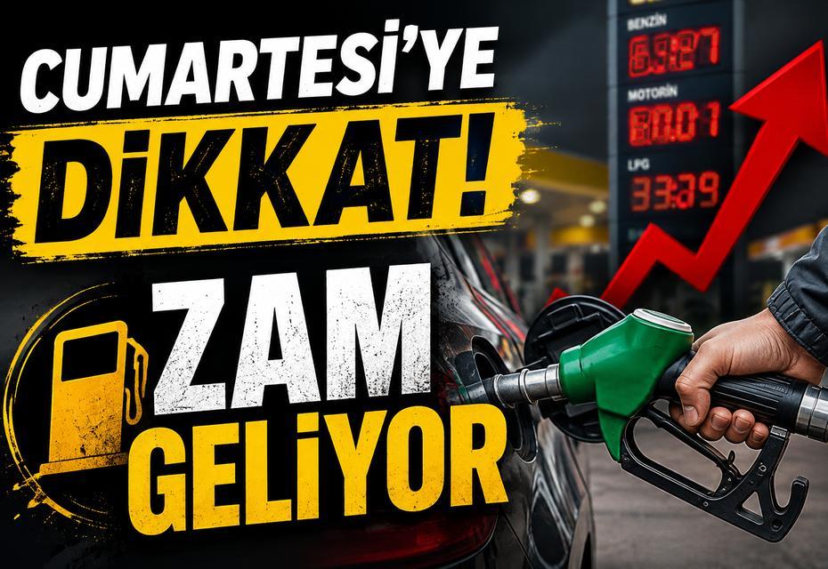 Cumartesi'ye dikkat! Zam geliyor