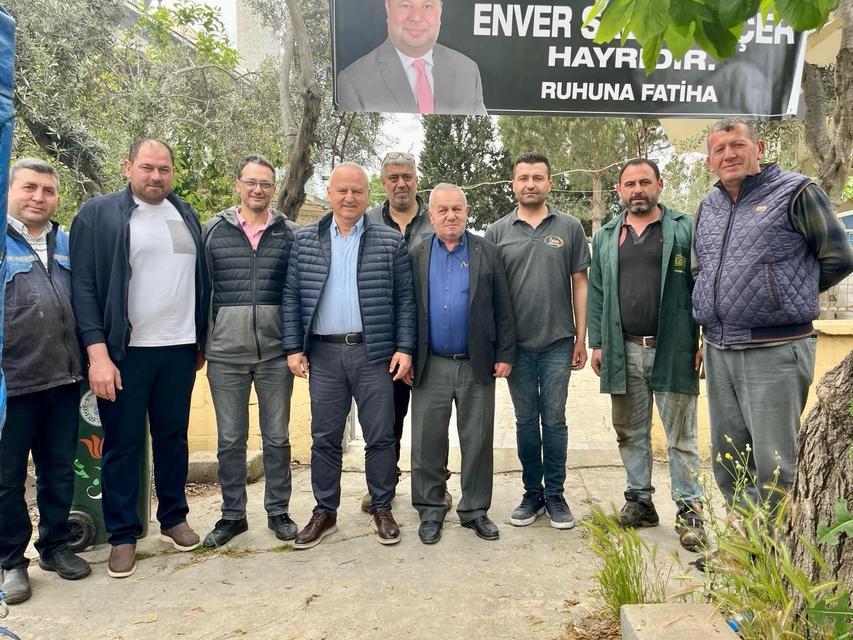 Çine’de merhum başkan için dua buluşması