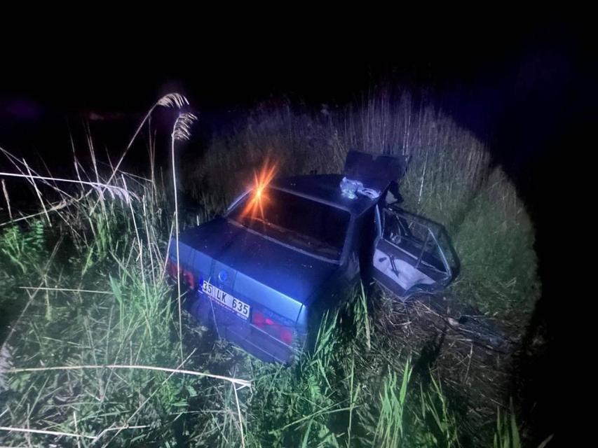 Otomobil kanala uçtu: 2 ölü, 5 yaralı