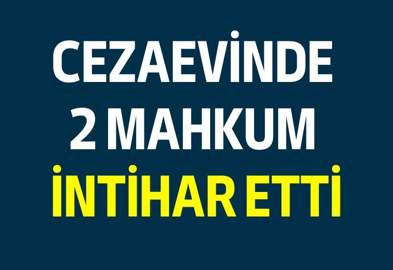 Cezaevinde 2 mahkum intihar etti