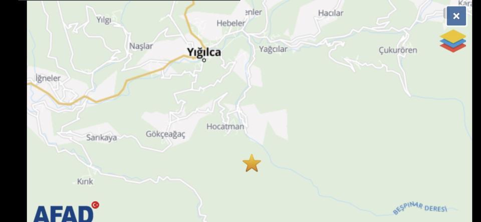 3.3 büyüklüğünde deprem meydana geldi