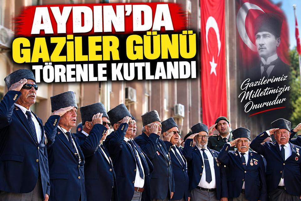 Aydın’da Gaziler Günü törenle kutlandı