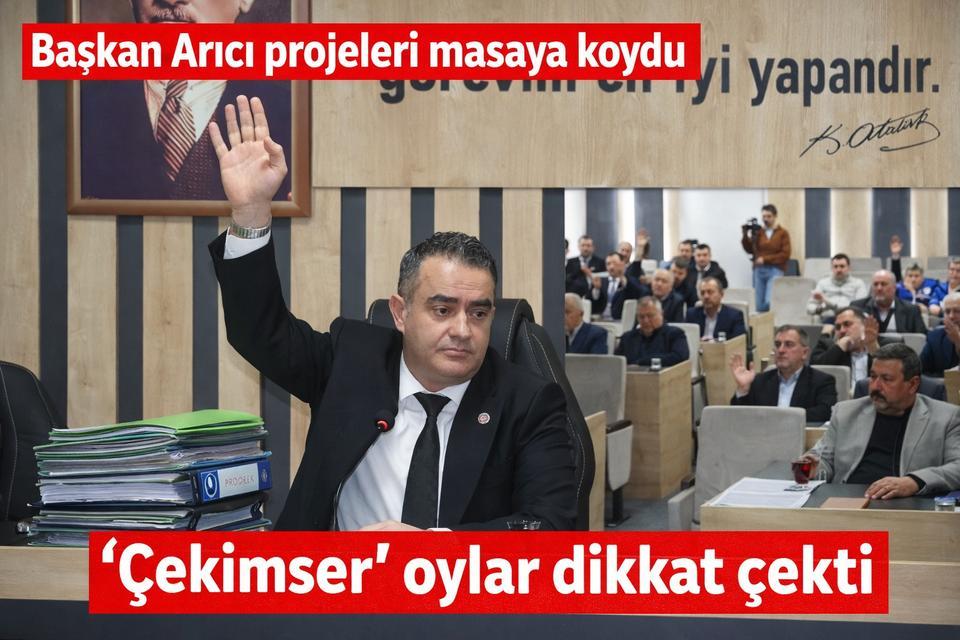 Başkan Arıcı projeleri masaya koydu 'Çekimser' oylar dikkat çekti