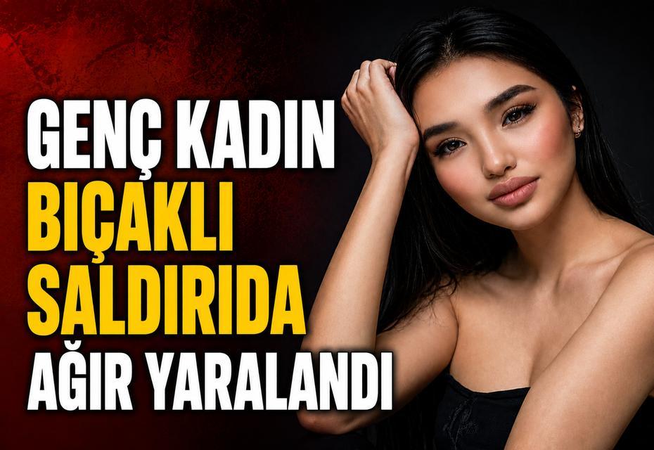 Genç kadın bıçaklı saldırıda ağır yaralandı