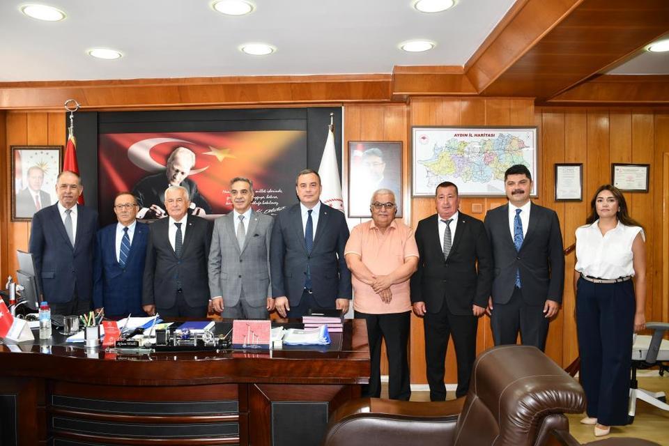 Aydın Ticaret Borsası yönetimi, İl Tarım ve Orman Müdürü Temiz’le görüştü