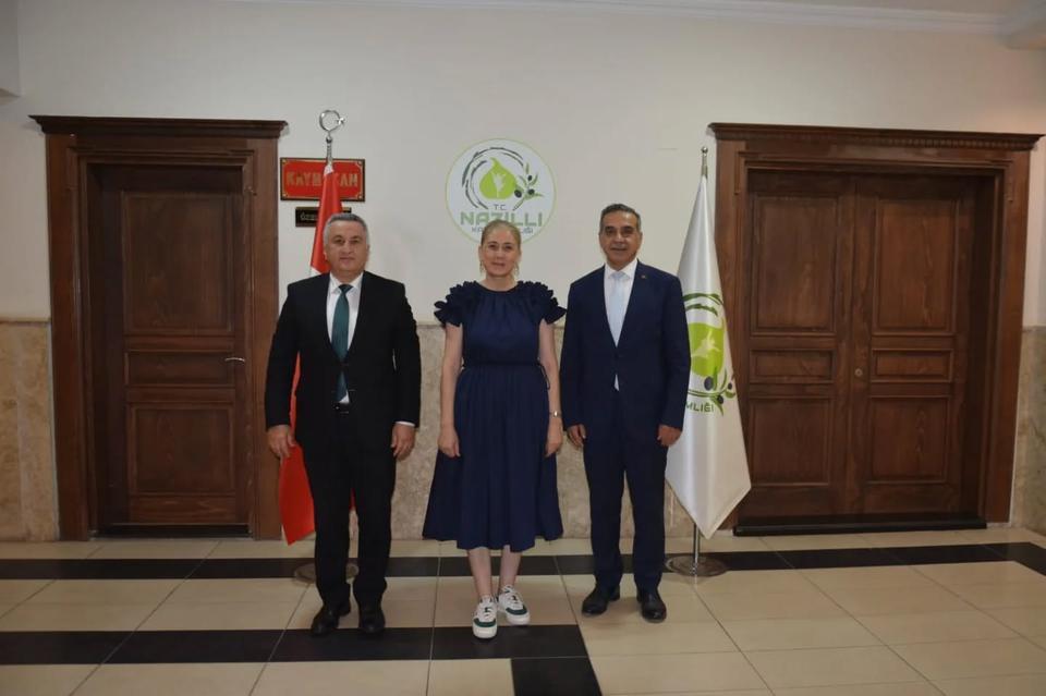 Müdür Temiz'den Kaymakam Küpeli'ye ziyaret