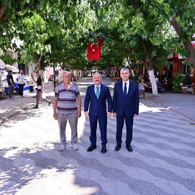 VALİ VAROL, İNCİRLİOVA'DA VATANDAŞLARLA BULUŞTU