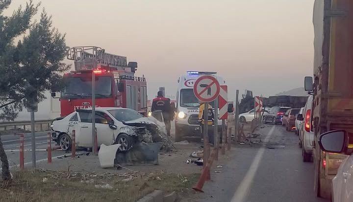 KAHRAMANMARAŞ'TA TRAFİK KAZASI: 2 YARALI