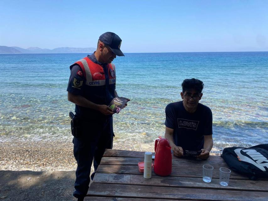 AYDIN JANDARMASINDAN MİLLİ PARK'TA ÇEVRE BİLİNCİ SEFERBERLİĞİ