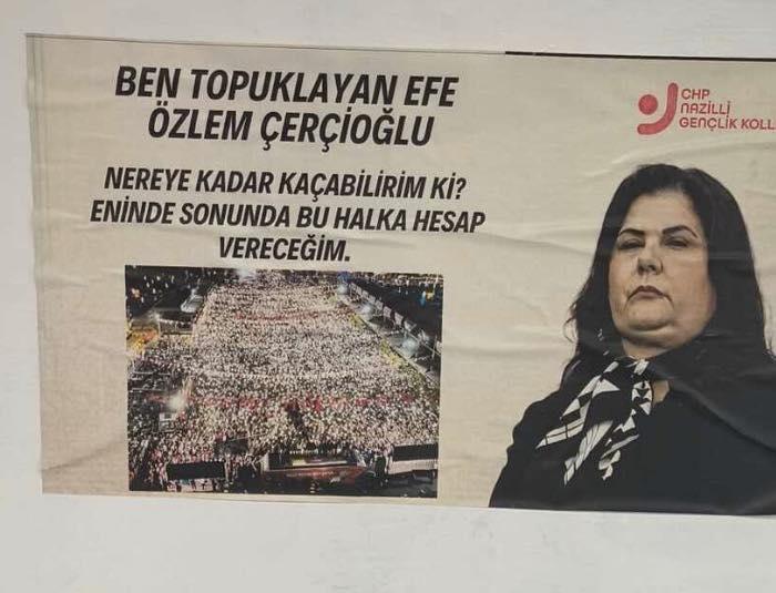 Nazilli’de kriz: Afişler siyaseti karıştırdı