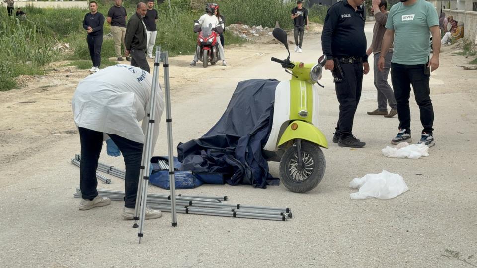 Motosikletli sürücü öldürüldü