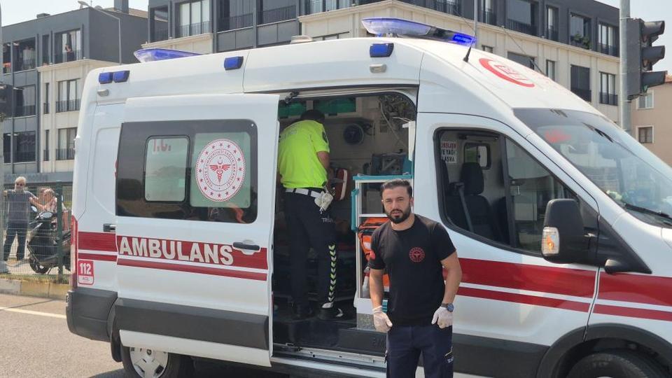 Motosikletliler karşıdan karşıya geçemedi