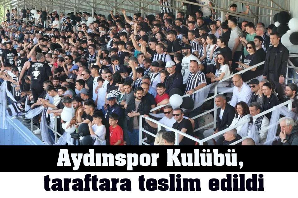 Aydınspor Kulübü, taraftara teslim edildi