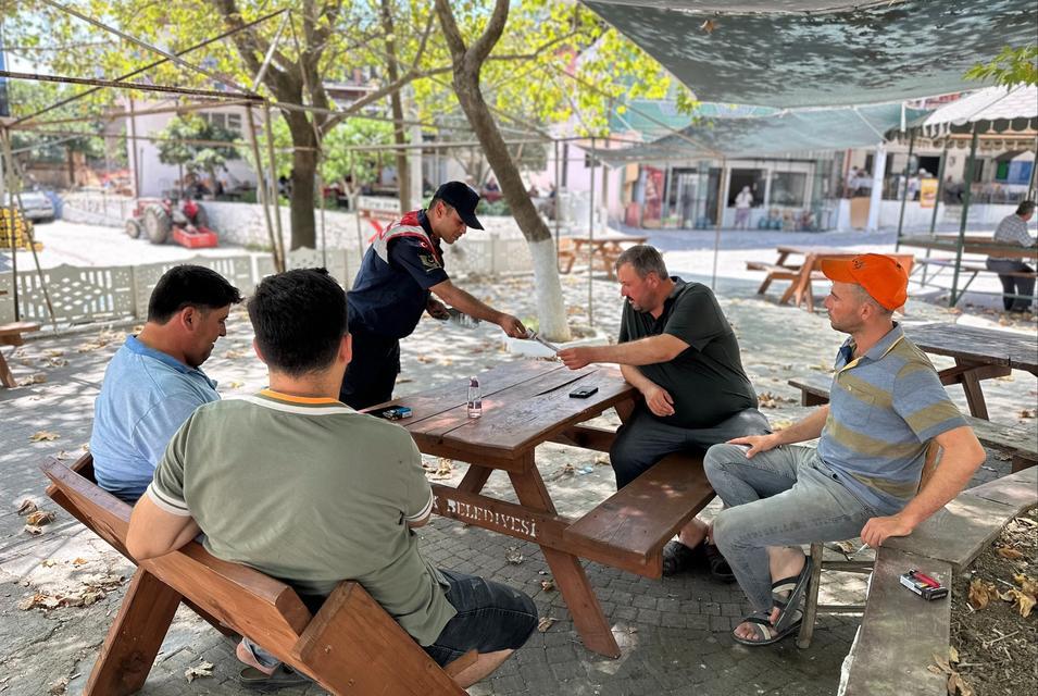 Germencik’te vatandaşlara yangın uyarısı