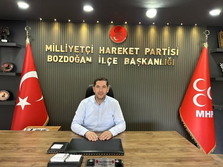 Özmen'in Bozdoğan ziyareti sonrası MHP'li Güraydın'dan açıklama