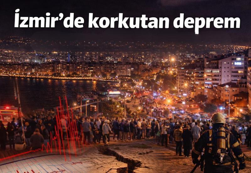 İzmir’de korkutan deprem
