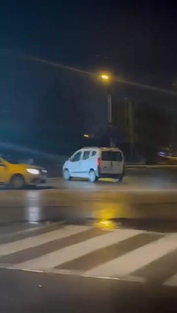 Alkollü sürücü, ters yöne girdi