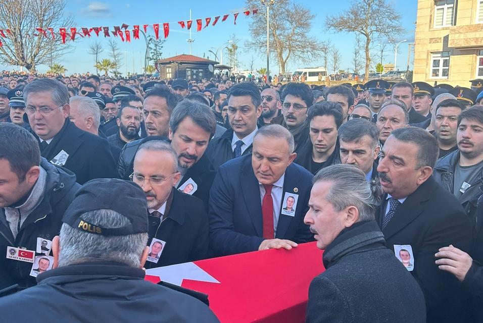 Karakaş şehit polisi ebediyete uğurladı