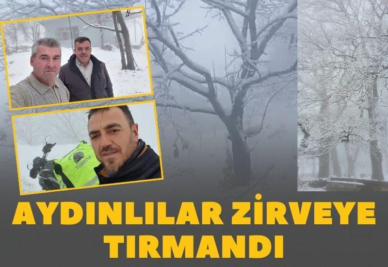 Aydınlılar zirveye tırmandı