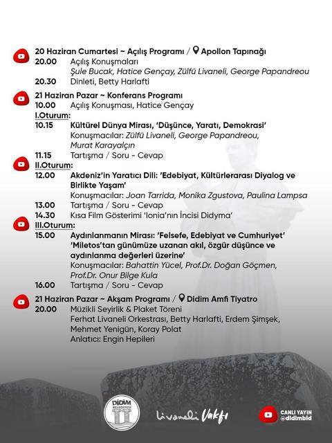 Uluslararası Akdeniz Edebiyat Günleri 20-21 Haziran’da Didim’de