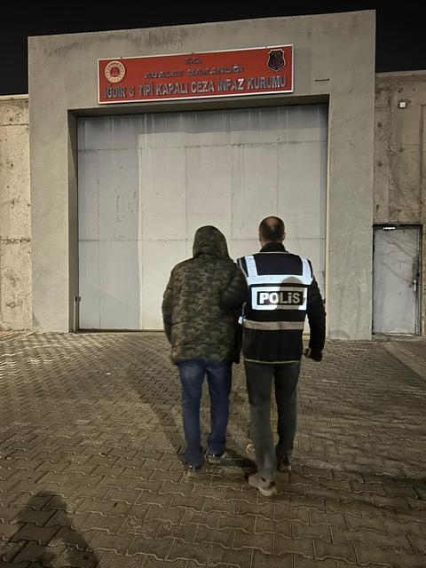 IĞDIR'DA 12 YIL KESİNLEŞMİŞ HAPİS CEZASI BULUNAN KİŞİ TUTUKLANDI