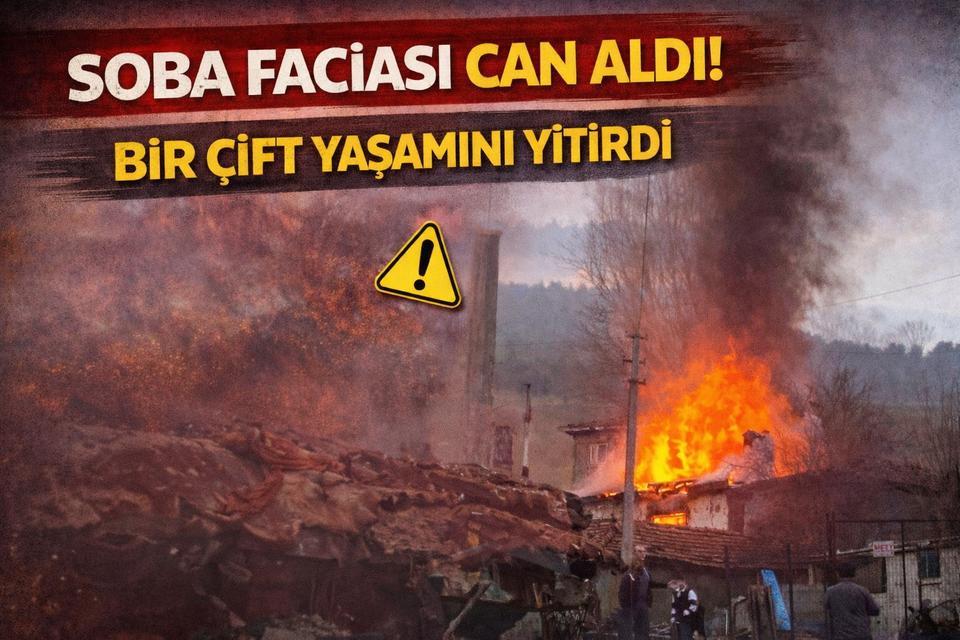 Soba can aldı...Bir çift hayatını kaybetti