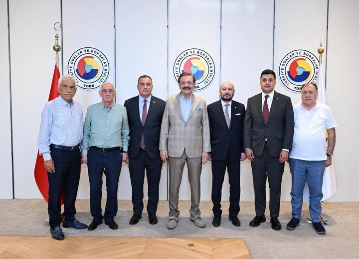 Aydın heyetinden TOBB ziyareti