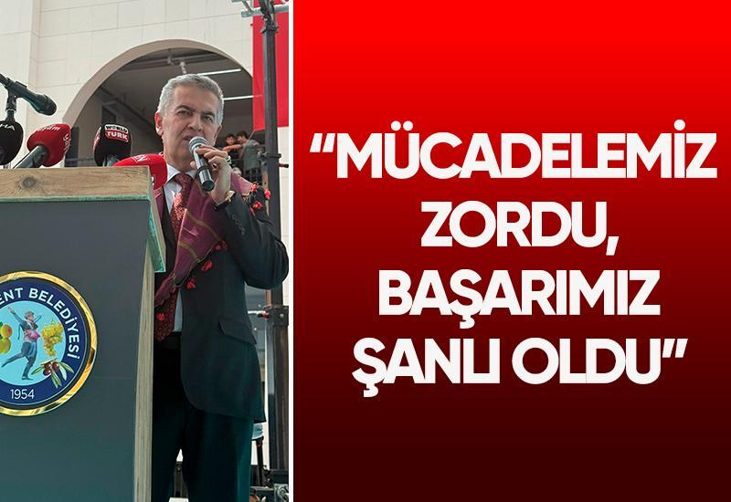 “Mücadelemiz zordu, başarımız şanlı oldu”