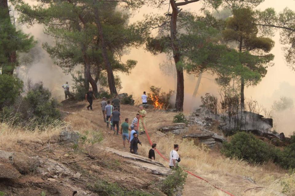 Çine'deki yangın için İletişim Başkanlığı'ndan son dakika açıklaması