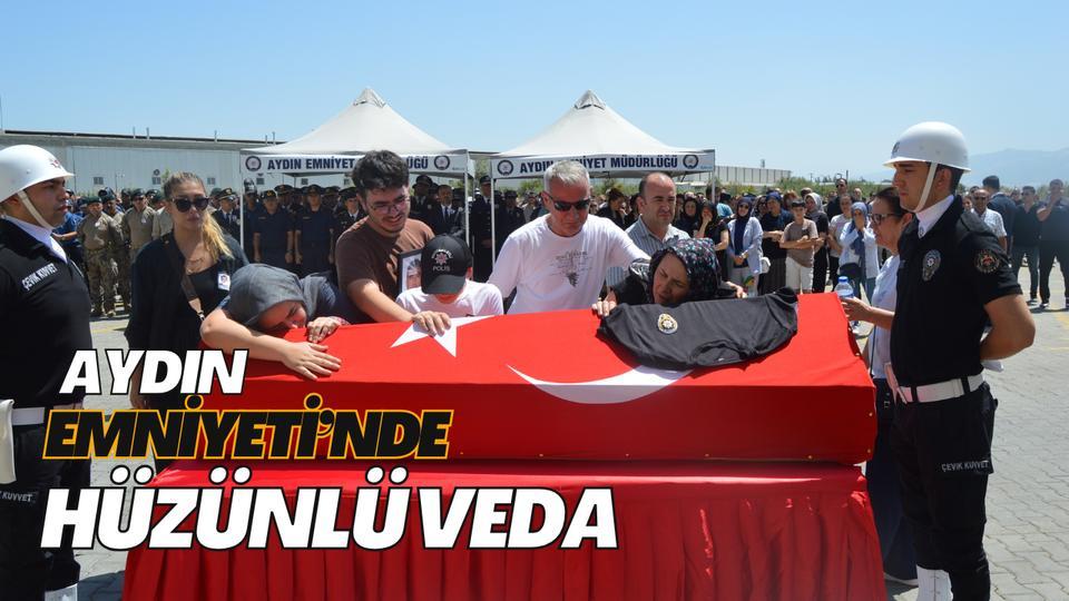 Aydın Emniyeti’nde hüzünlü veda