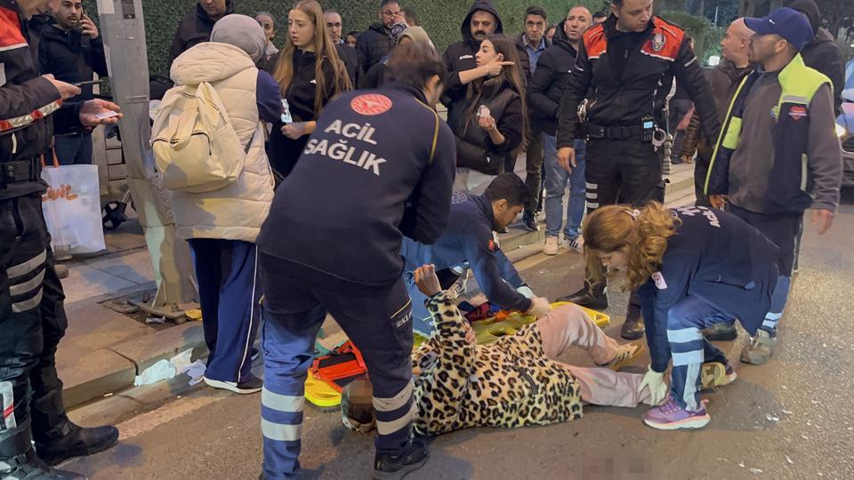 Trafik kazasında 1 kişi yaralandı