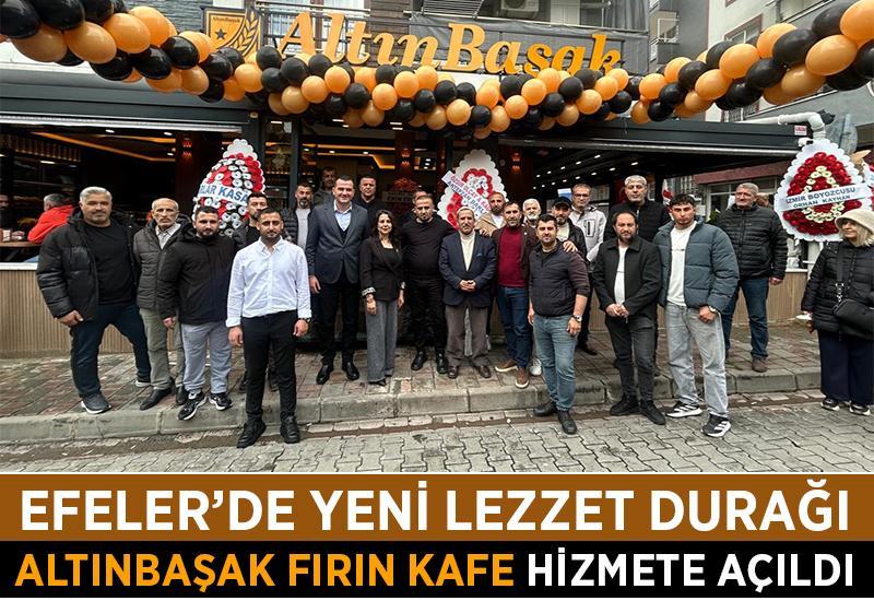 Efeler'de Altınbaşak Fırın Kafe hizmete açıldı