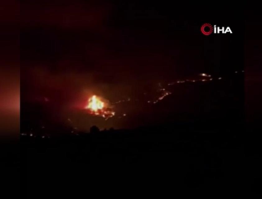 Alevler sardı, hat bomba gibi patladı
