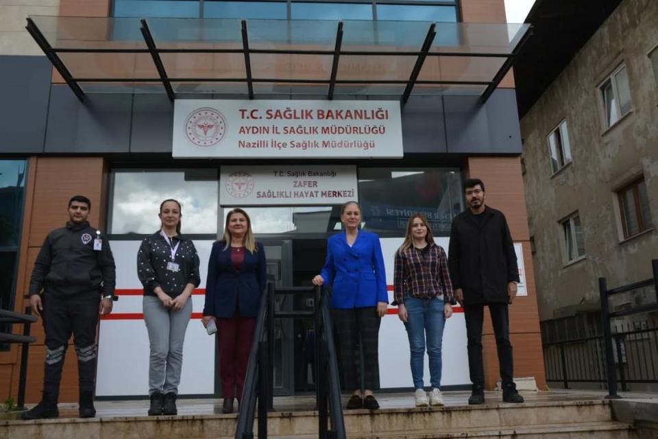Kaymakam Küpeli Kan, Nazilli’de sağlık çalışmalarını yerinde inceledi