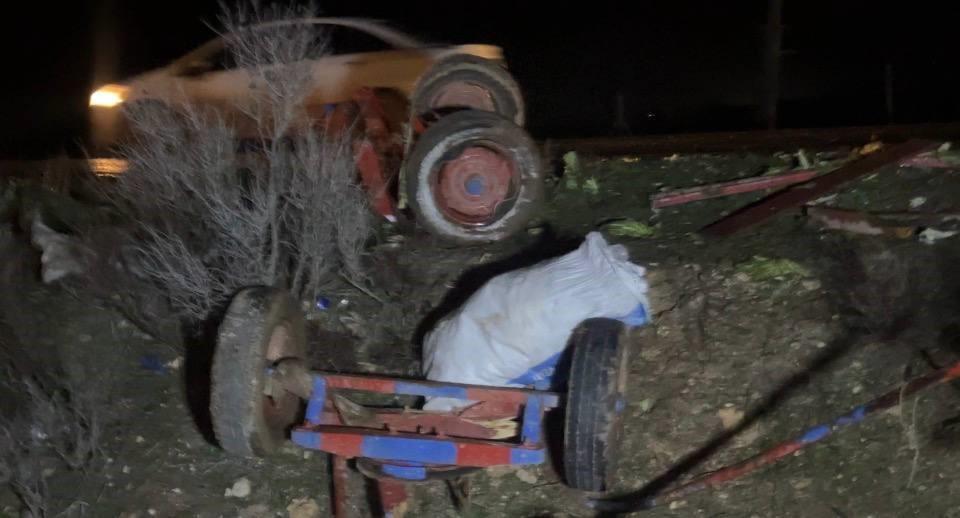 Otomobil, at arabasına çarptı: 2 yaralı