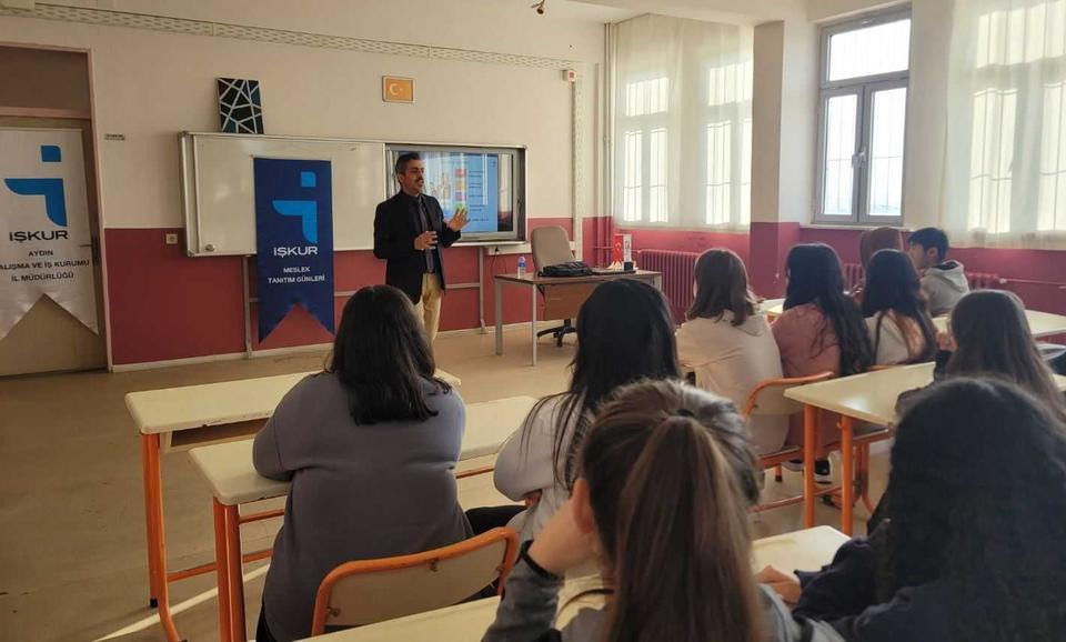 Sultanhisar’da lise öğrencilerine İŞKUR uygulamalı eğitimi