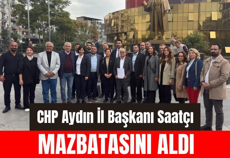 CHP Aydın İl Başkanı Saatçı, mazbatasını aldı