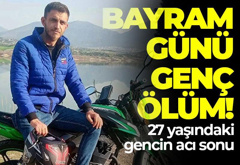 Bayram günü genç ölüm!