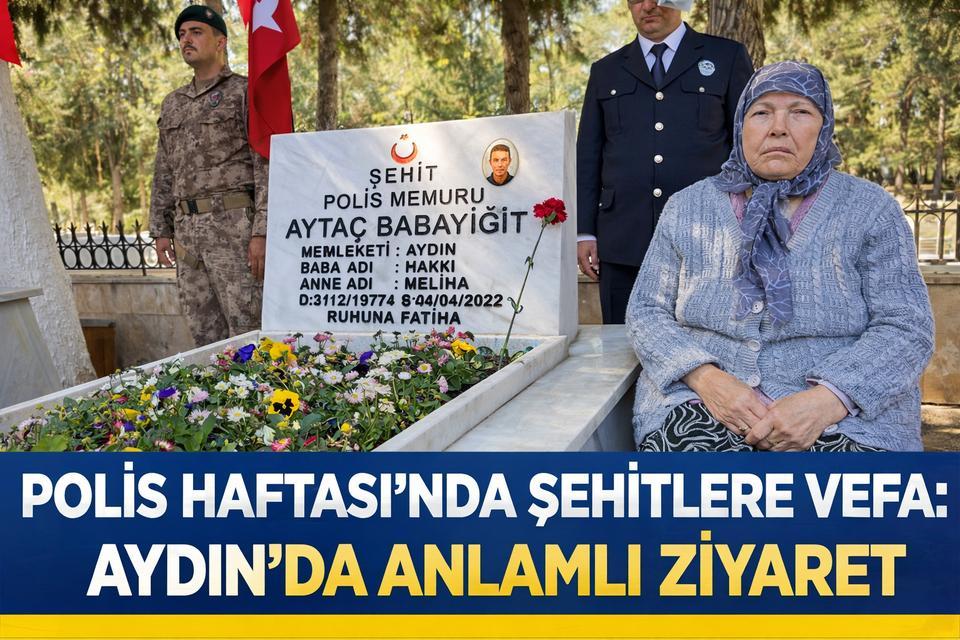 Polis Haftası’nda şehitlere vefa