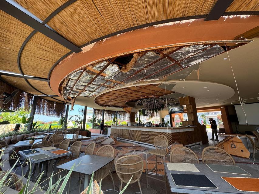 Fethiye'de restoranın tavanı çöktü: 5 yaralı